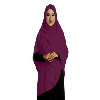 Ruman Hijab Jilbab Segi Empat Premium Ruman Square L Ungu  
