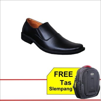 S. van Decka T-TK010XT Sepatu Formal Pria - Tan + Free Tas Slempang  
