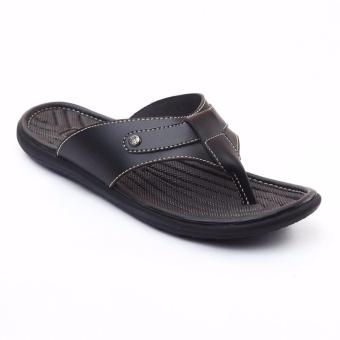 Sandal Pria Trendy (JP07) | Warna Hitam | Ukuran 39-43  