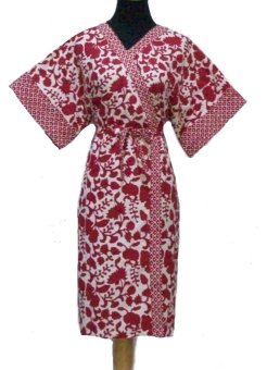 Sanny Apparel Kimono Batik B 335 - Red  