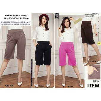 SB Collection Celana Kulot Pendek Rani Short Pant-pink  