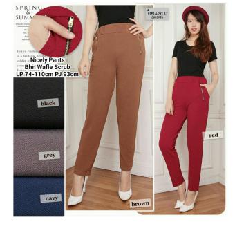 SB Collection Celana Nicely Pant-Coklat  