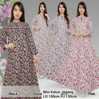 SB Collection Maxi Dress Greeta Gamis Kaftan-Hitam  