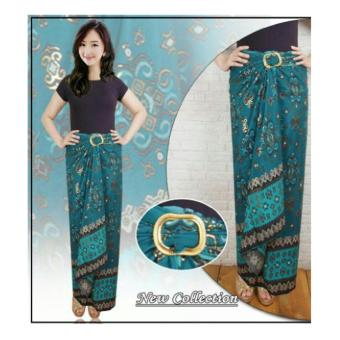 SB Collection Rok Lilit Batik Tata Long Skirt-Hijau  