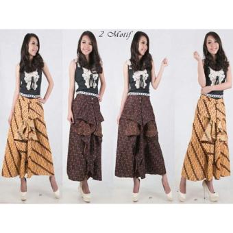 SB Collection Rok Maxi Akilla Long Skirt Batik-Hitam  