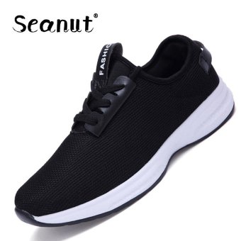 Seanut Fashion Men's Sneakers, Street Sports Tide Shoes, Men's Fashion (black) - intl  