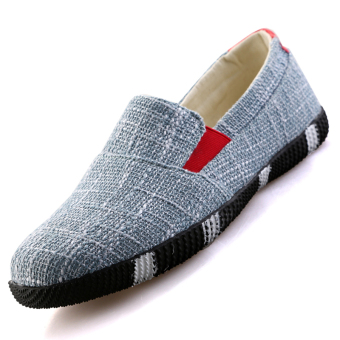 Seanut Men's Casual Slip-On Loafers (Blue)  