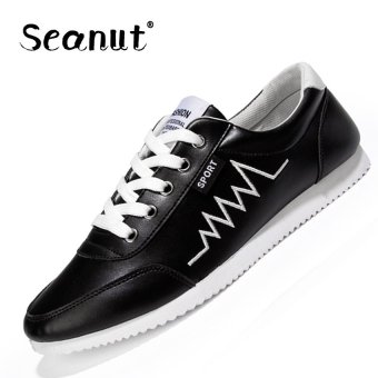 Seanut New Fashion Sport Shoes Leisure Breathable Running Shoes (Black) - intl  