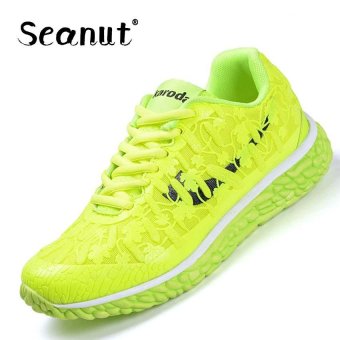 Seanut Woman Fluorescence Sport Shoes, Casual Shoes Breathable bitter gourd shoes Sneaekrs (Green) - intl  