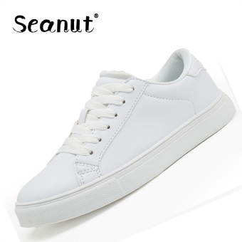 Seanut Woman's Fashion Sneakers Sport Casual Breathable Comfortable Shoes (White) - intl  