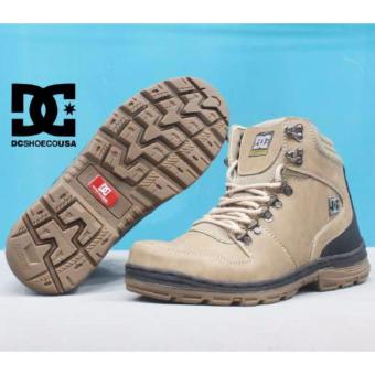Sepatu Boots Safety Pria Dece - Cream  