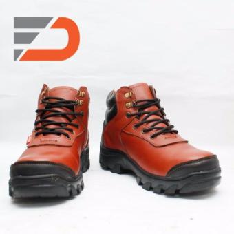 Sepatu Casual Boots Safety Kulit Sapi Asli  
