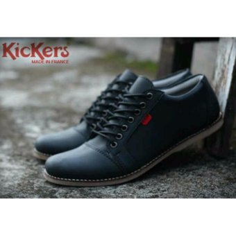Sepatu casual Pria Kickers shaka hitam  