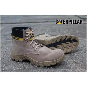 Sepatu Caterpillar Diesel Safety Boots Gray  