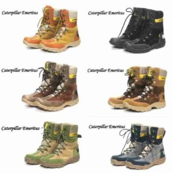 Sepatu Cowok Safety Boots Catetpillar Emeritus  