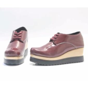 Sepatu Fashion Wedges / Wedges Wanita Piu Lux - Marun  
