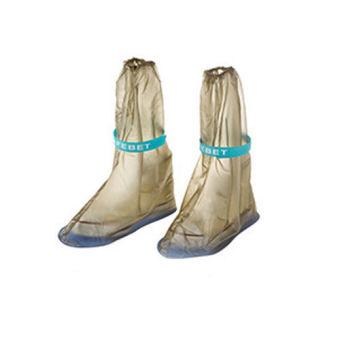 Sepatu Tahan Air GAKTAI PVC Selimut Dapat Digunakan Kembali Anti Slip Perahu Sepeda Motor Hujan Sepatu Luar (Kopi)  