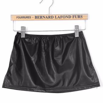 Sexy leather skirt - intl  