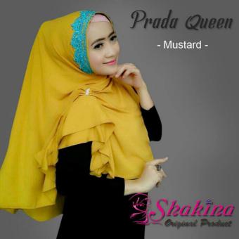 Shakina Original Product Hijab Instan Prada Quen- Mustard  