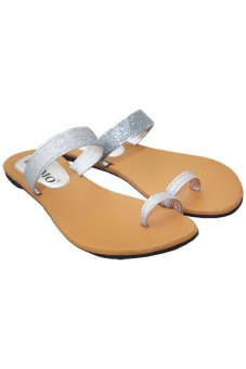 Shoes Duomo - Agnes Flip Glitz SP03 - Silver  