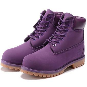 Shoes For Timberland Boots 10061 High Cuts Women (Purple) - intl  
