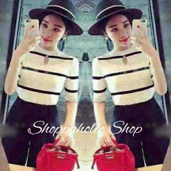 Shoppaholic Shop Blouse Pakaian Wanita Angela Top - Putih  