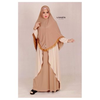 Sienna dress by uwais hijab [Mocca 02]  