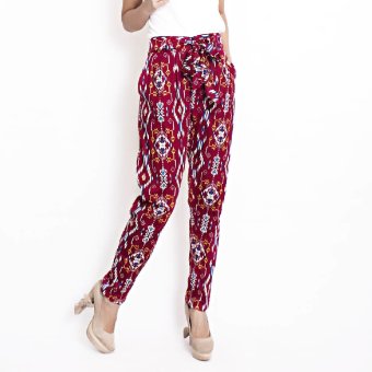 Simply The Label Zaskia Pants - Merah  