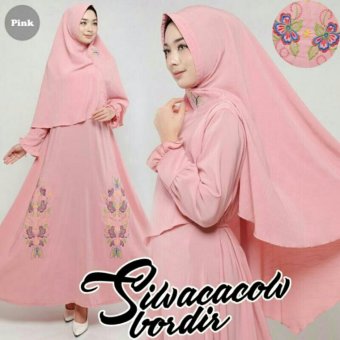 SIWACACOW BORDIR SYARI PINK  