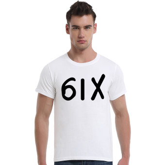 Six Drake Cotton Soft Men Short Sleeve T-Shirt (White)   