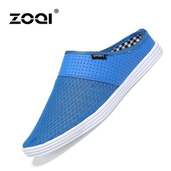 Slip-Ons & Loafers ZOQI Men's Fashion Casual Shoes(Blue) - intl  