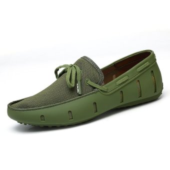 "''""''''""""''''''''Socone Men''''''''''''''''s Lace-up Loafers Swim Shoes (Green)''''''''""""''''""'' - intl"'  