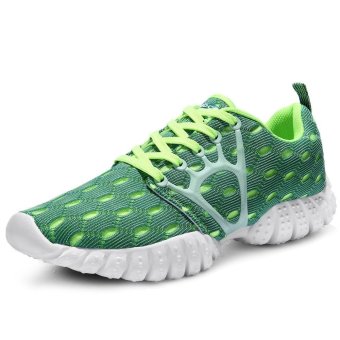 Socone Mens Mesh Cross-traning Running Shoes (Green)  