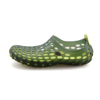 Socone Mens Pull-On Water Shoes (Green)  