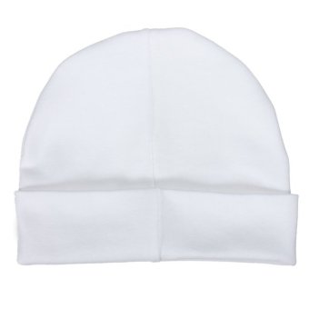Soft Unisex Cotton Kids Beanies Hat Cute Newborn Baby Toddler Infant Cap Hats (White) - intl  