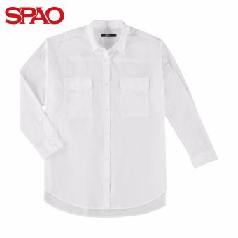 SPAO Lightweight Loose Shirts SPYW623G24-10 (White)  