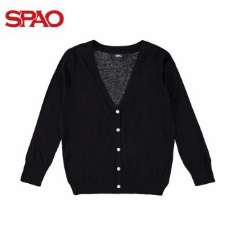 SPAO Summer Cool Cardigan SPCK523G0319 (Black)  
