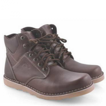 Spiccato Sepatu Boots Pria 2044- Coklat  
