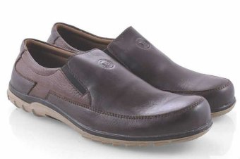 Spiccato SP 503.01 Sepatu Loafer Bisa Formal Bahan Leather (Coklat Kombinasi)  