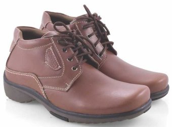 Spiccato SP 505.07 Sepatu Kasual Boots Pria - Bahan Leather - Bagus Dan Gaya - Coklat  