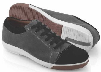 Spiccato SP 541.04 Sepatu Sneaker/Kasual Bahan Sintetis Suede (Abu Kombinasi)  