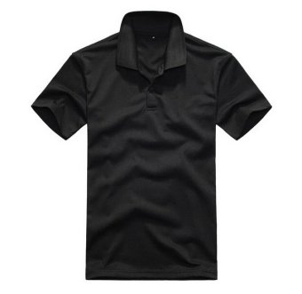 Sports Casual Polo Shirt (Black)  