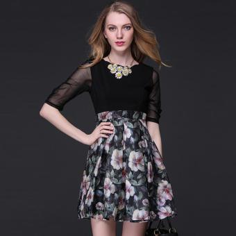 Spring Summer New Small Fragrant Warm Temperament Dress - intl  