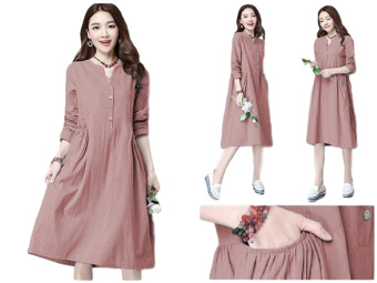 SR Collection There Dress - Pink Dusty  