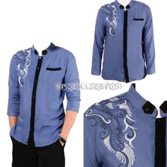 SR Collection Yudika Shirt - Biru Royal  