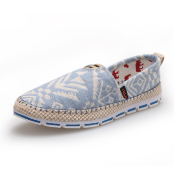SRZ New Syle Men's Fashion Breathable Casual Shoes&Canvas Shoes(Lighjt Blue) - Intl  