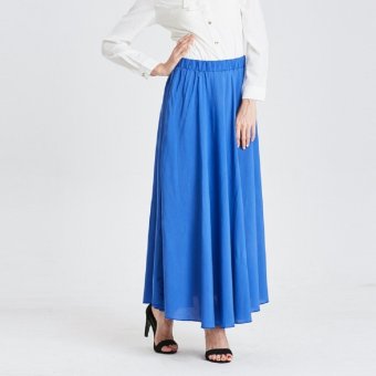 Stitch Full Circle Maxi Skirt (Blue) (Intl)  