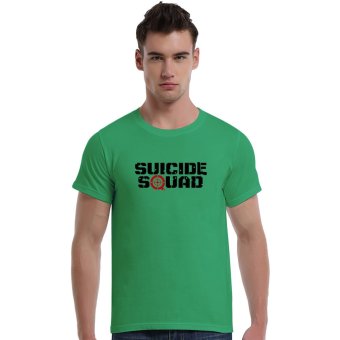 Suicide Squad Aim At Cotton Soft Men Short T-Shirt (Olive)   