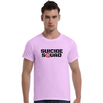 Suicide Squad Aim At Cotton Soft Men Short T-Shirt (Pink)   