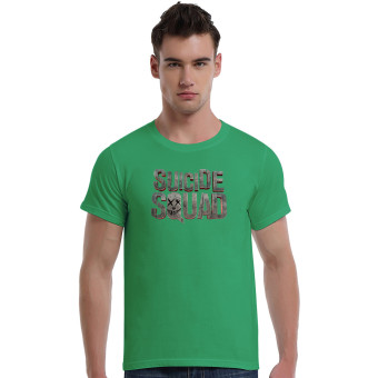 Suicide Squad Dead Cotton Soft Men Short T-Shirt (Olive)   